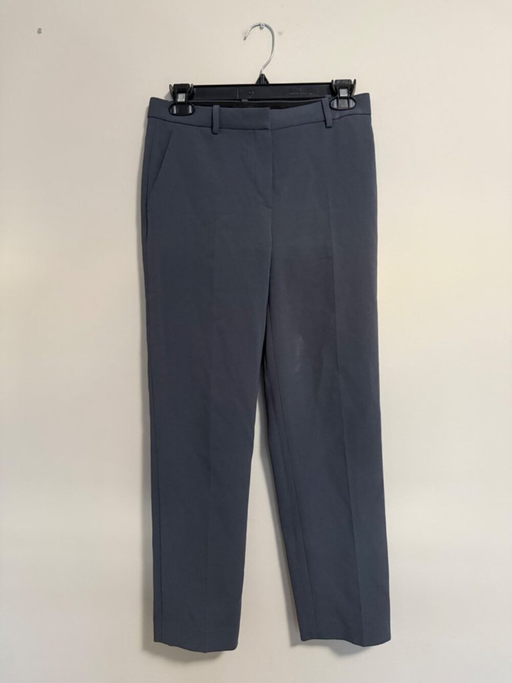 Theory Treeca Straight Leg Trousers in Slate Gray | Size 00